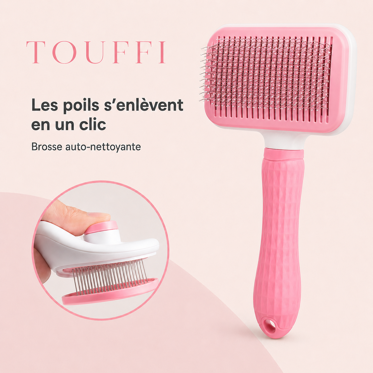 Brosse auto-nettoyante