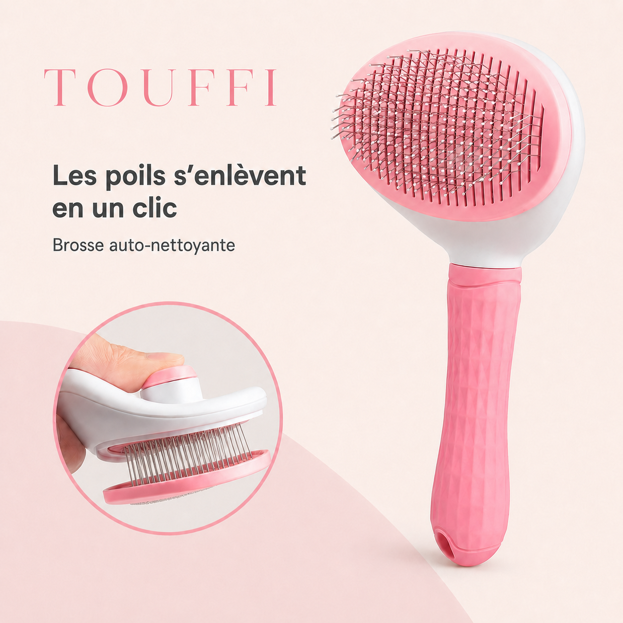 Brosse auto-nettoyante