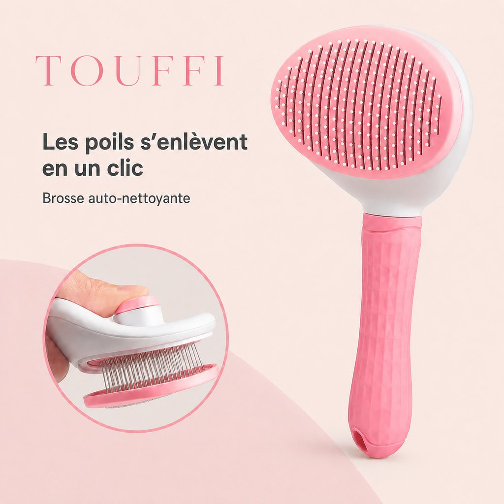 Brosse auto-nettoyante