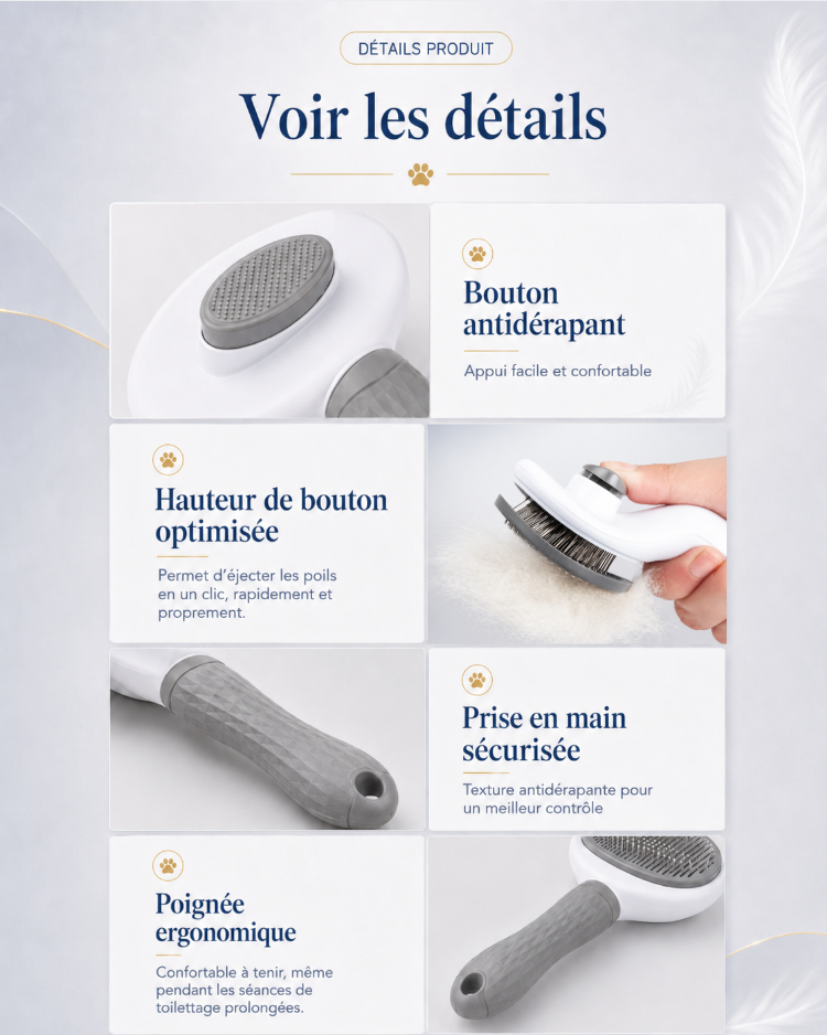 brosse auto-nettoyante