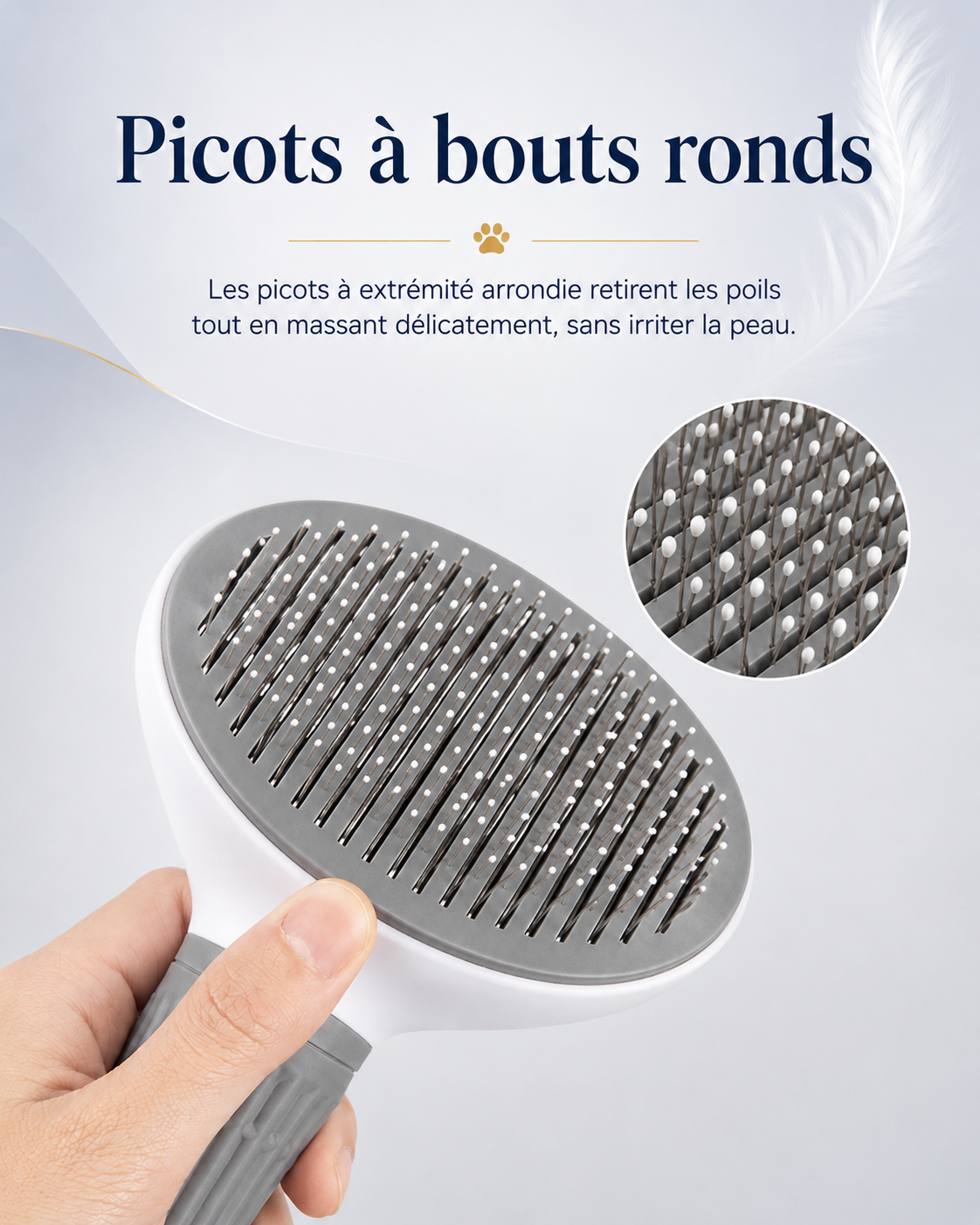 brosse auto-nettoyante