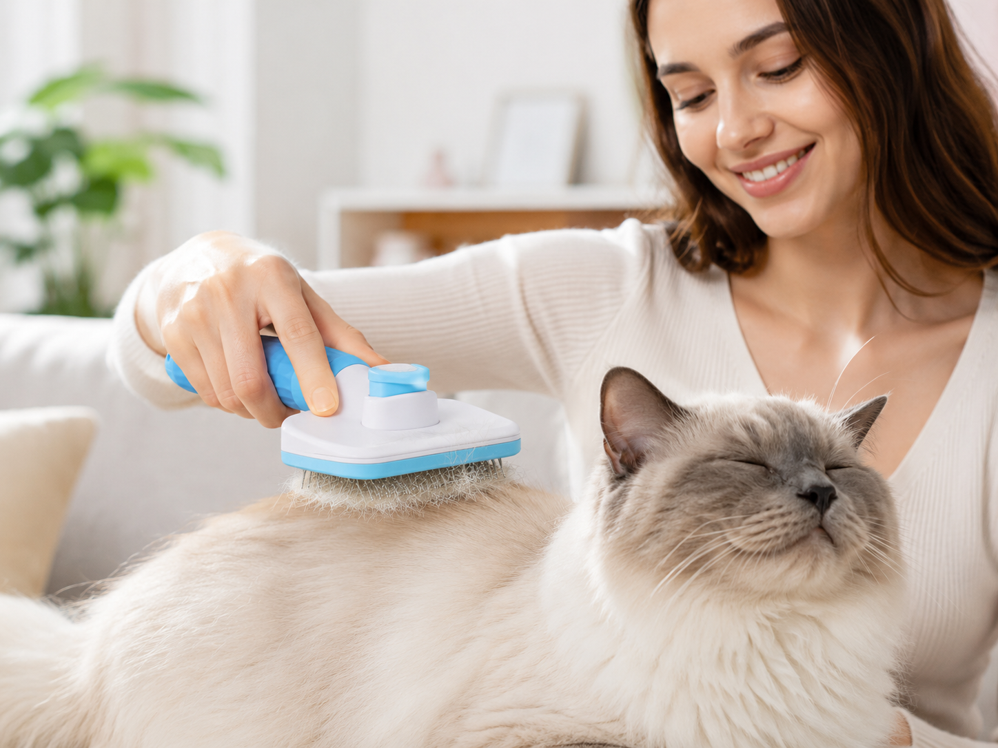 Brosse auto-nettoyante