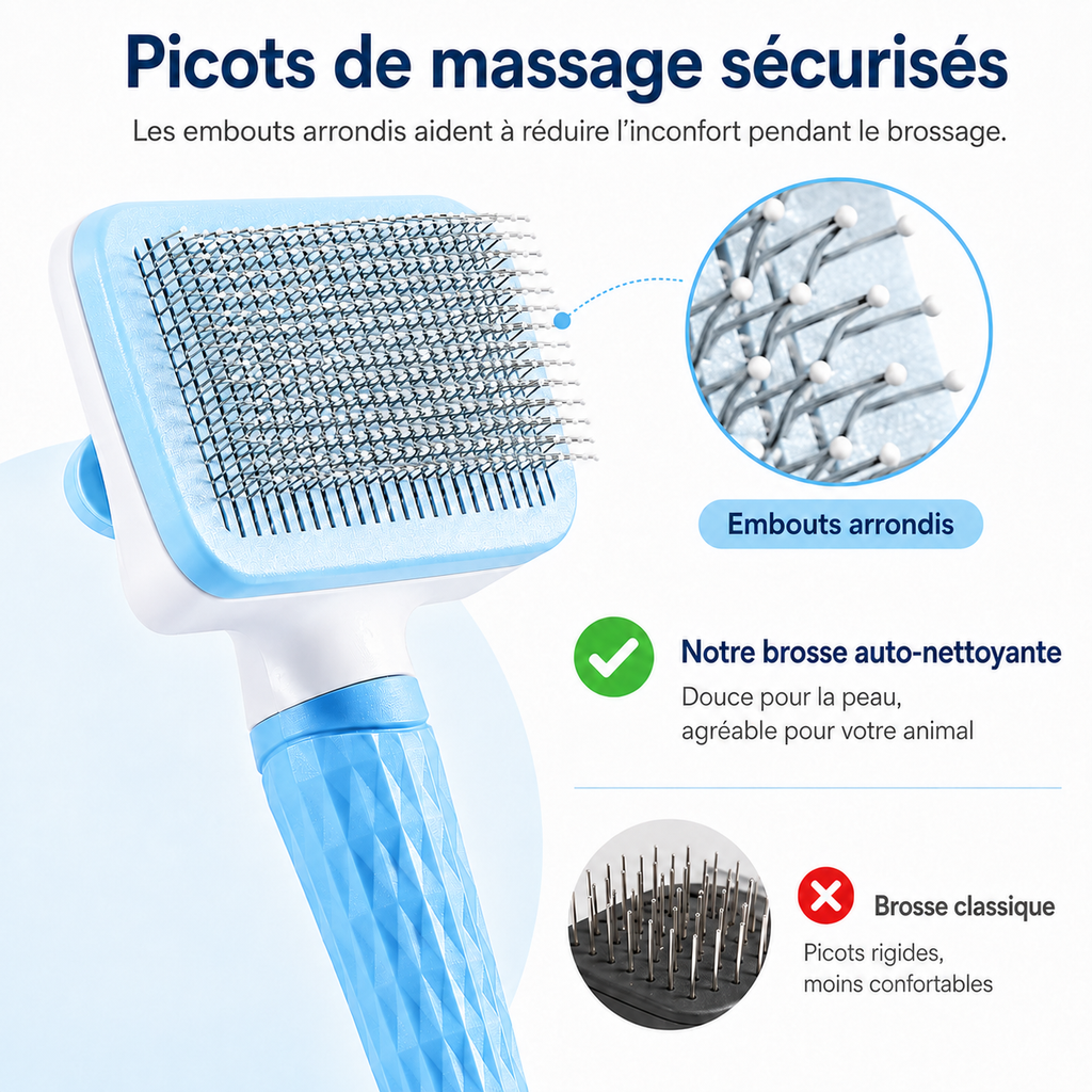 brosse auto-nettoyante